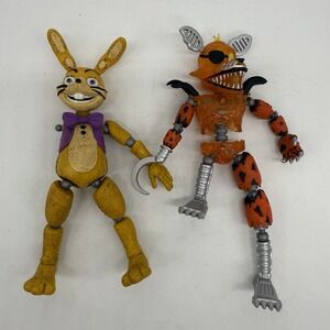 Five Nights At Freddys Dreadbear Glitchtrap Foxy Incomplete Action Figure Funko